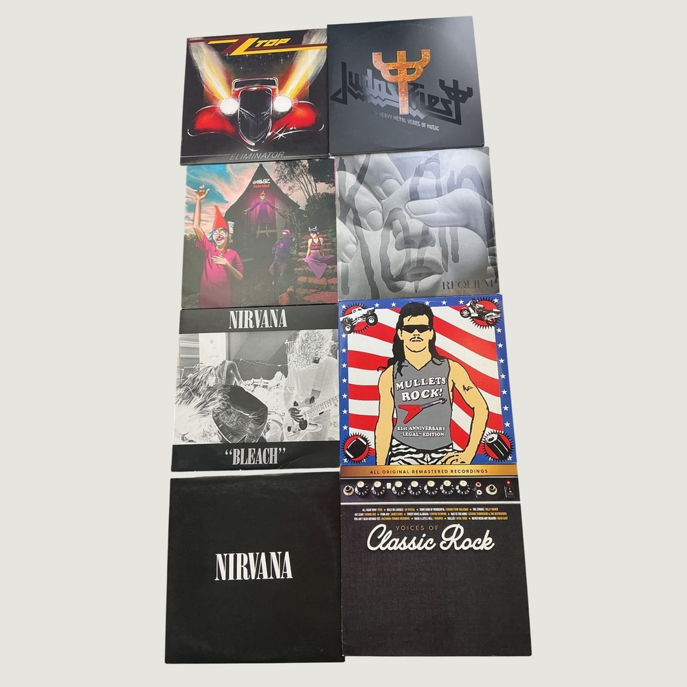 Classic Rock Vinyl Bundle Mullets Rock 2LP & Voices of Classic Rock Marbled LP